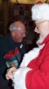 Santa sharing a giggle with Bob Rife.